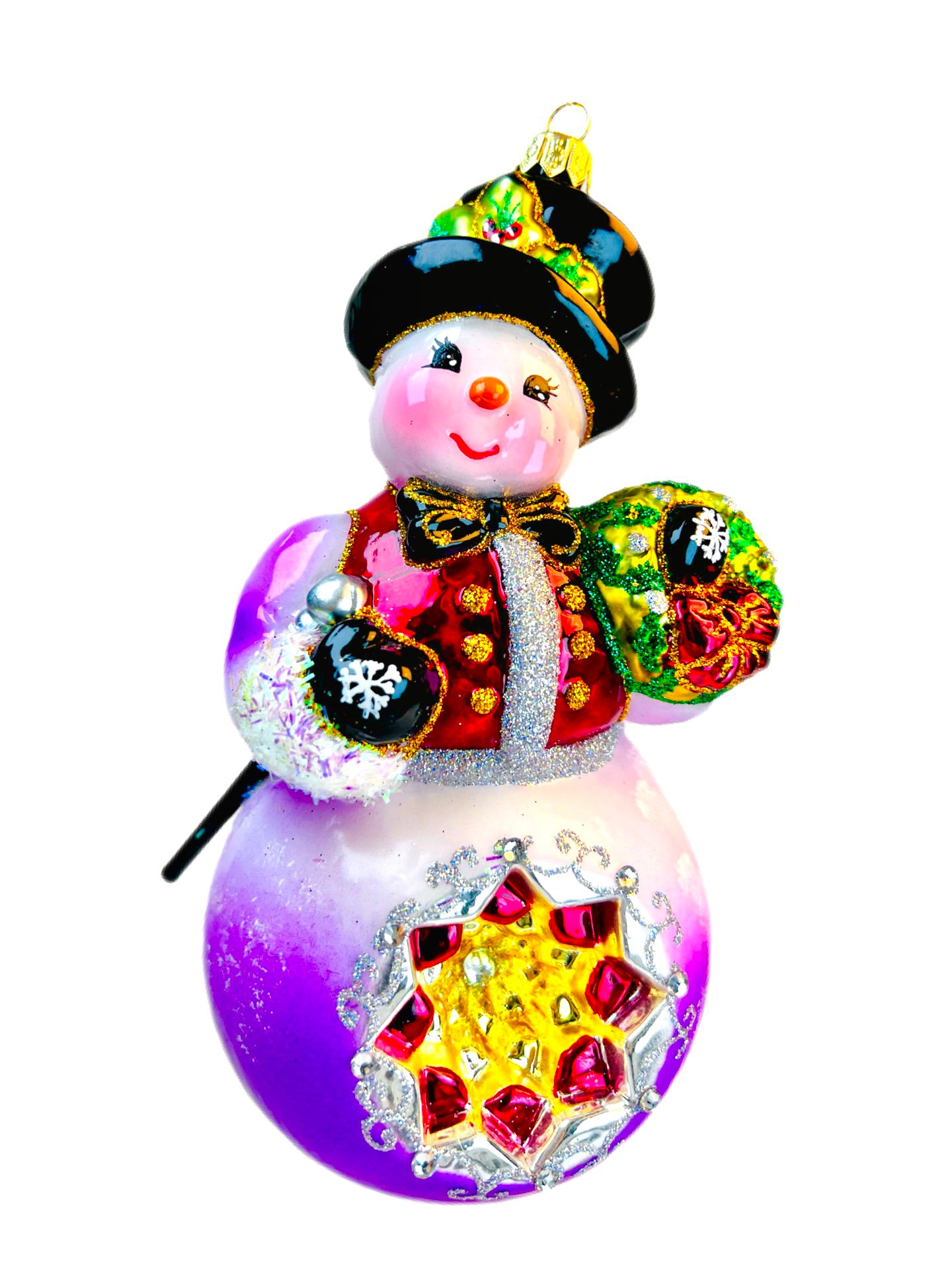 Heartfully Yours 2024 Jolly Ole' Snowy Luxe Ornament 