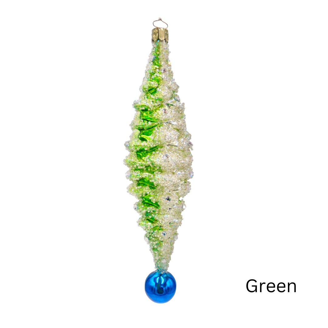 2024 Heartfully Yours Crystal Cone ornaments 