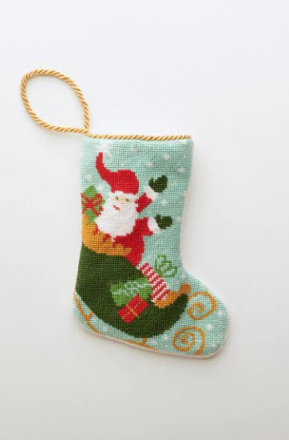 Coton Colors To All A Goodnight Santa Bauble Stocking