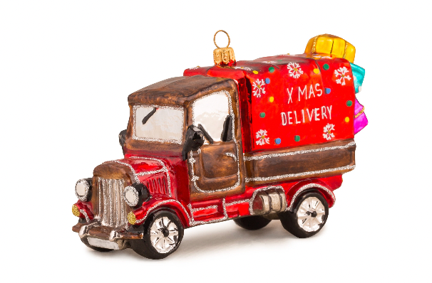 Huras Family Poland Classic Christmas Delivery ornament