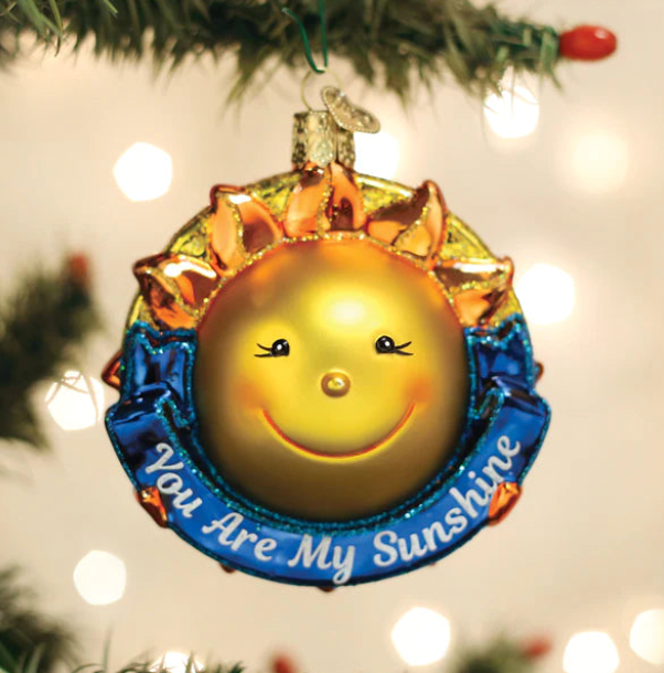 Old World Christmas You Are My Sunshine Ornament