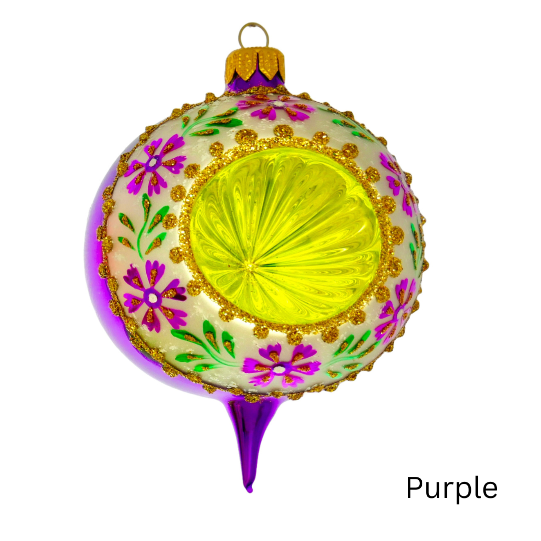 2024 Heartfully Yours Bright Woodsong Christmas ornament purple 