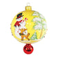 Heartfully Yours Chilly Sweep glass Christmas ornament 