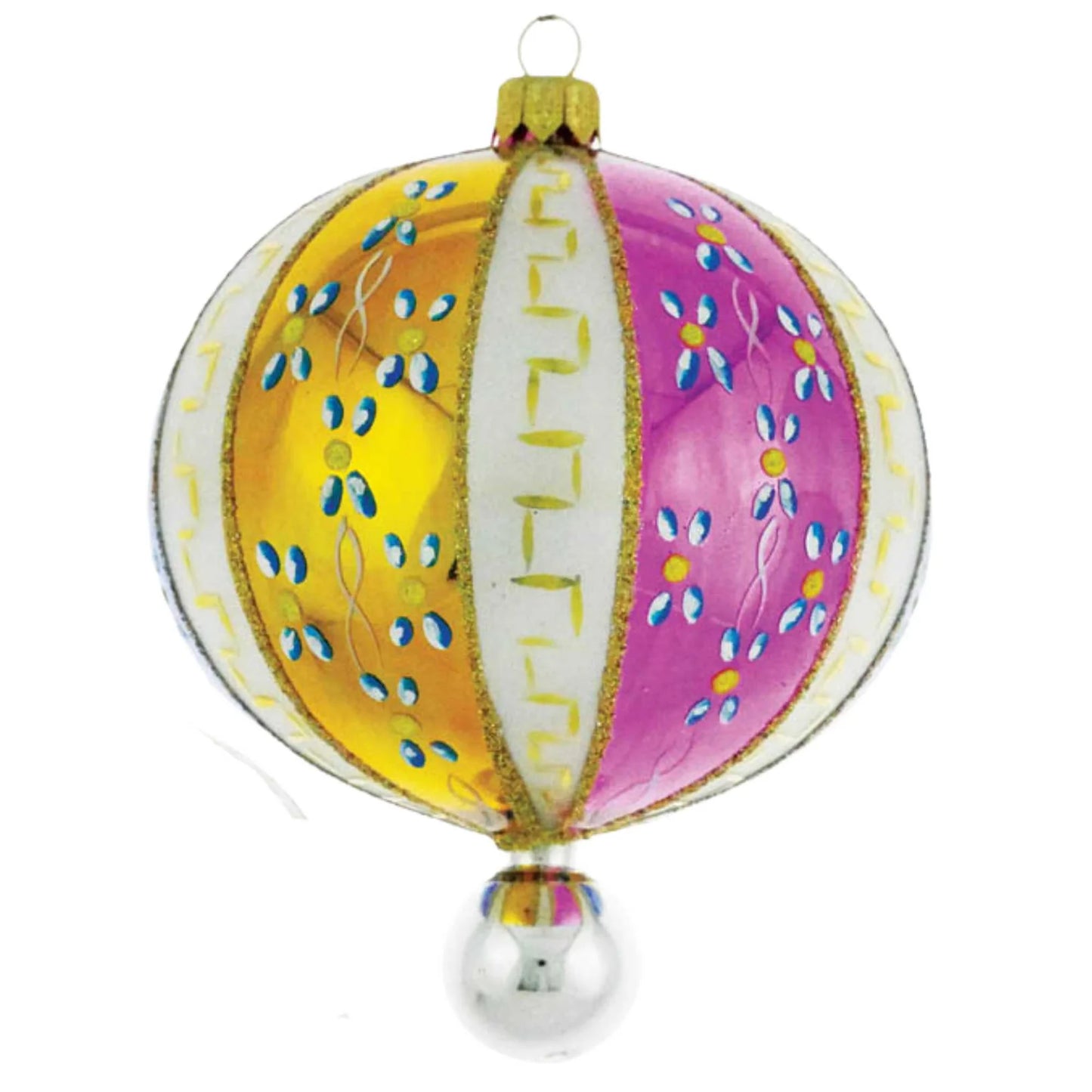 Heartfully Yours Franciscan Christmas ball ornament Christopher Radko 
