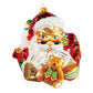 Heartfully Yours Kringle Kris glass Christmas ornament 