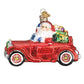 Santa in Antique Car