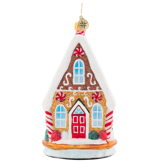 Christopher Radko Sweetest Chalet Christmas ornament Gingerbread house