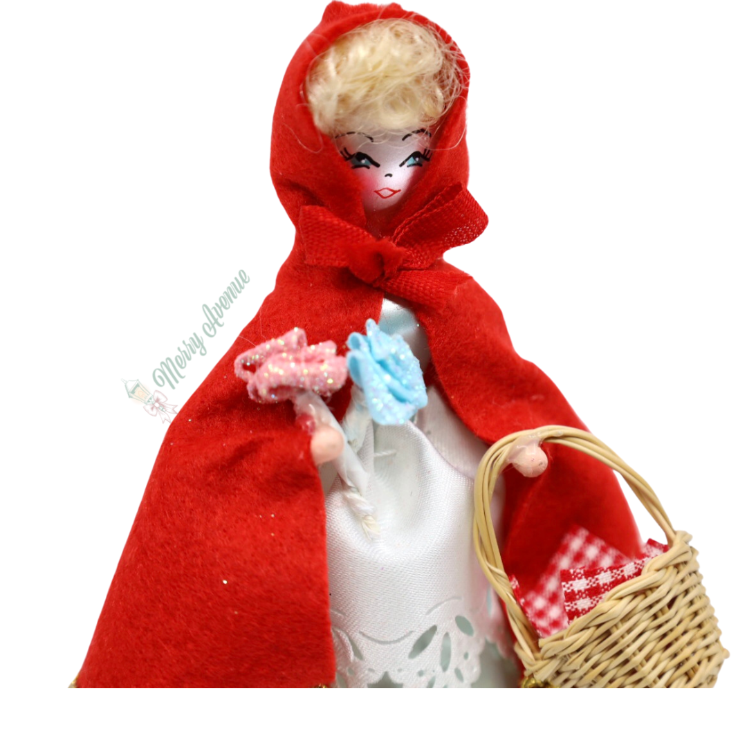 Merry Avenue Red Riding Hood Soffieria de Carlini glass Christmas ornament