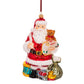 Santa with List Ornament